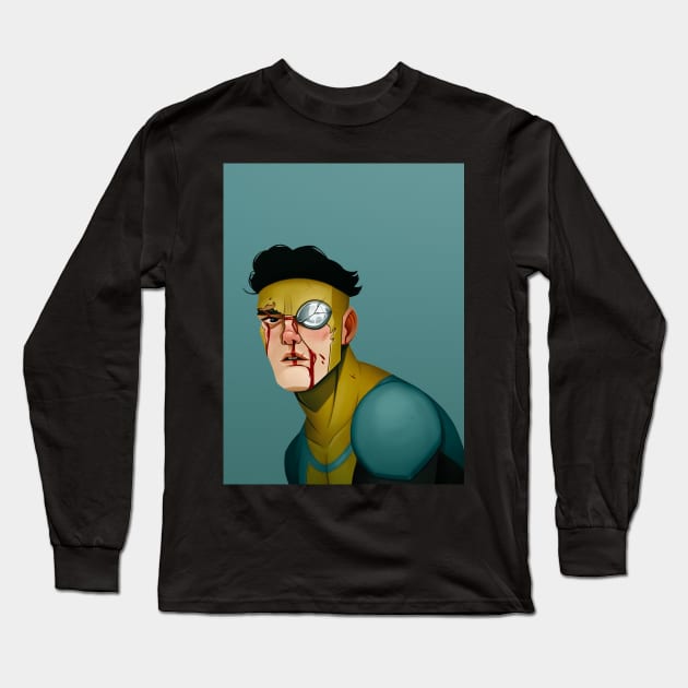 Invincible Long Sleeve T-Shirt by Taro Moore